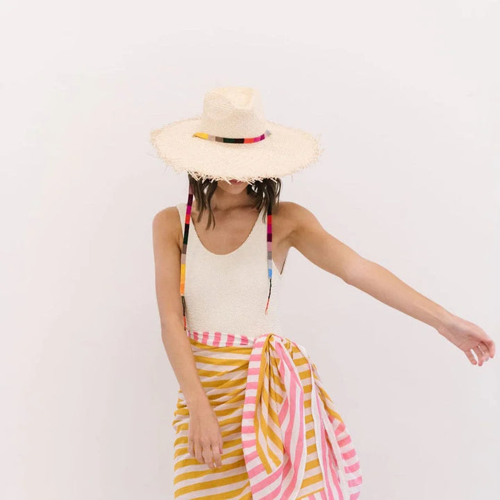 Sunshine Tienda Rosita Wide Brimmed Palm Hat