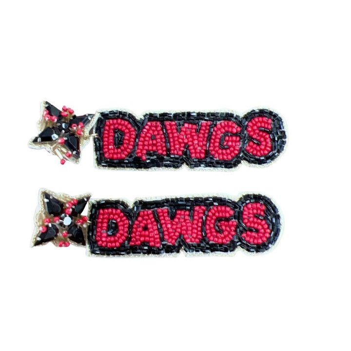 Dawgs Beaded Earrings