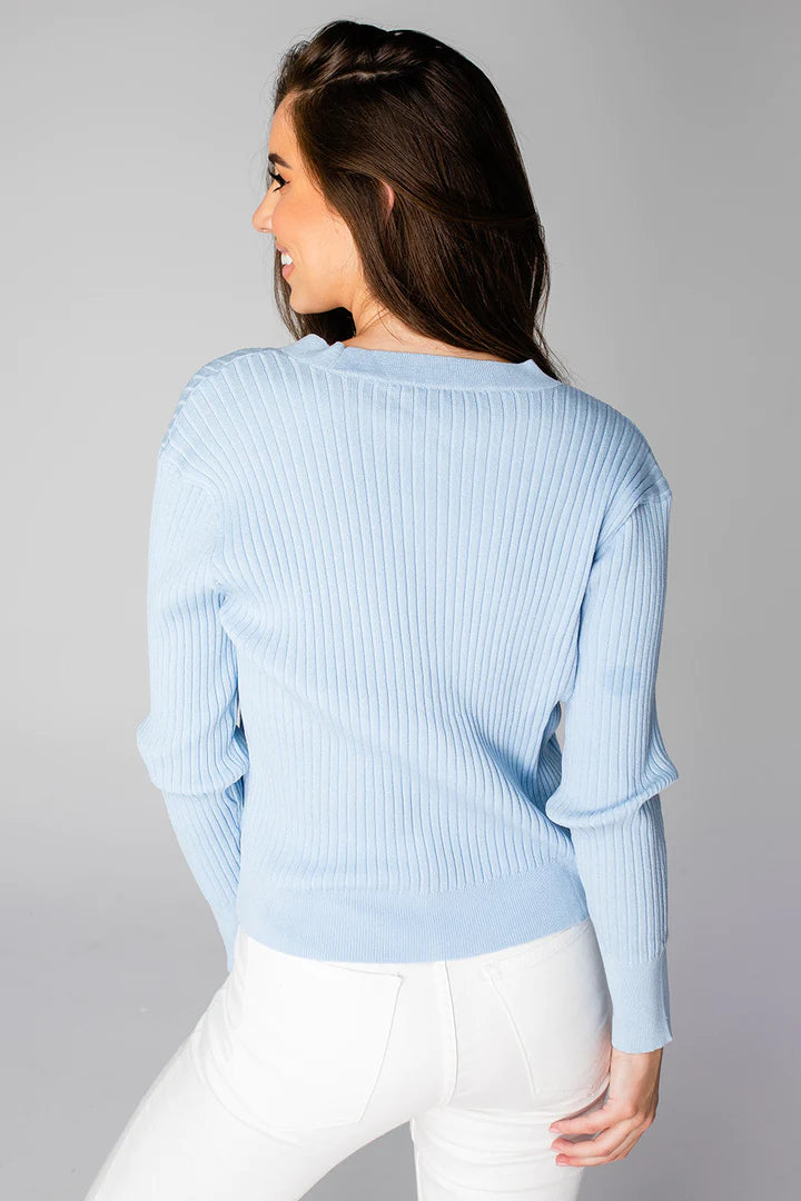 Noah Cropped Ribbed Sweater