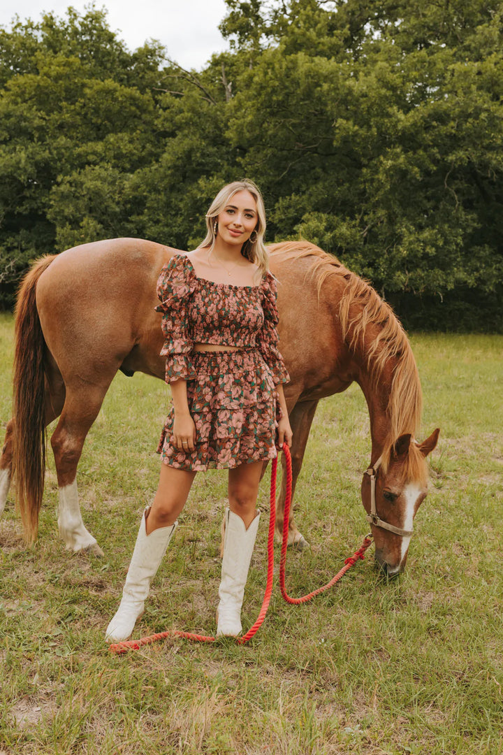 Nelly Smocked Lost Lovers Two-Piece Set