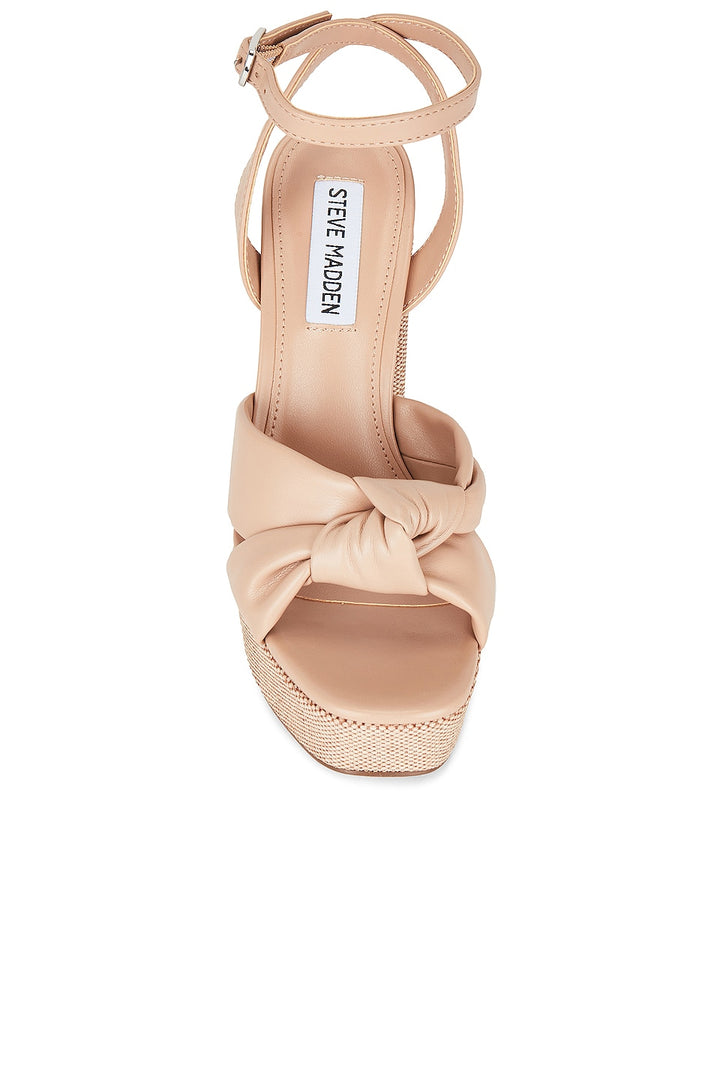 Steve Madden Lala Natural Platform Heel