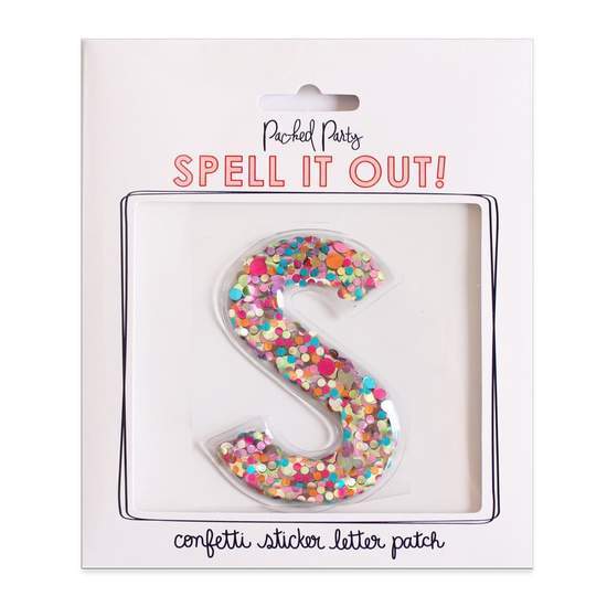 Stick to it Confetti Letter - Finley's Boutique